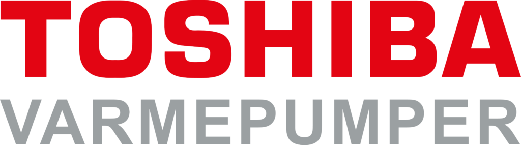 Toshiba logo varmepumpe